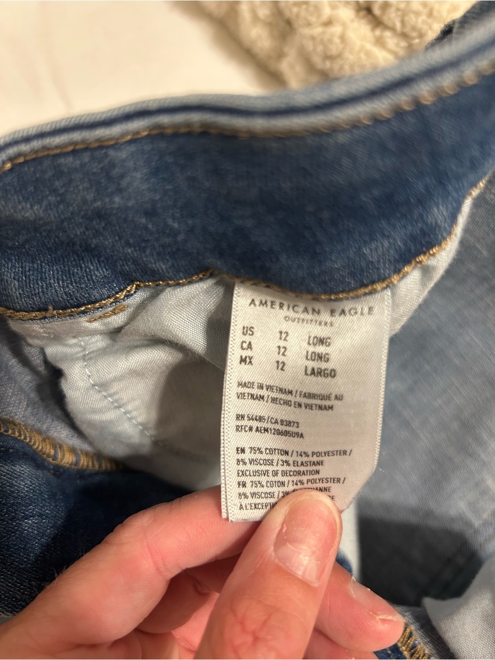 American Eagle Outfitters Light Blue High-Rise Women’s Jeans